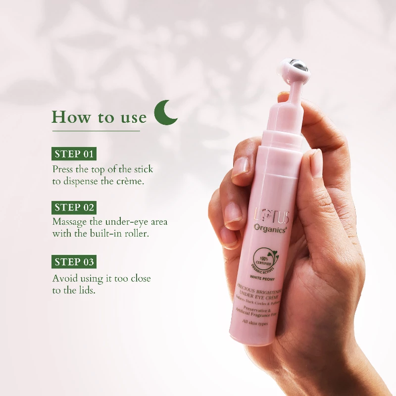 Lotus Organics + Precious Brightening Under Eye Creme, 15 ml-8.webp